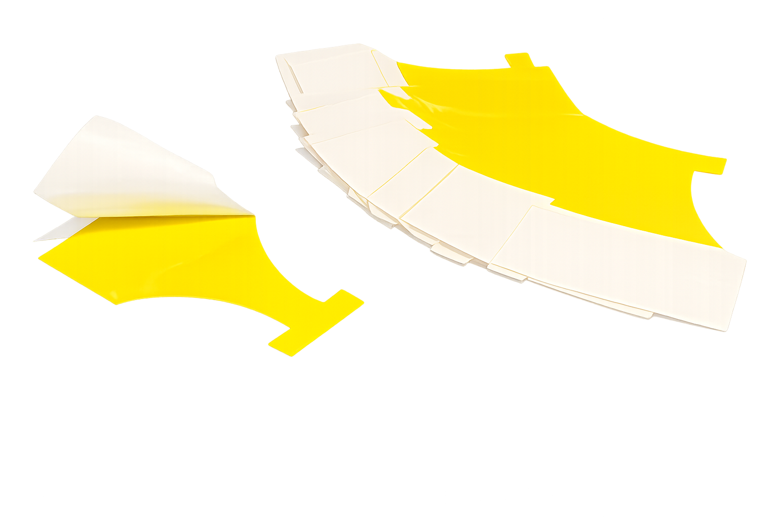 Zilvervisjes plintstrips per 10